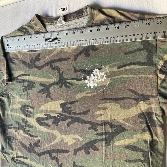 Port & Company Women’s Short Sleeve T-shirt size L,Camo Green,Go Lean Or Go Home - Picture 2 of 8